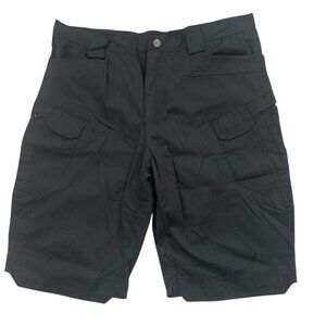 NEW BLACK‎ POLYESTER/COTTON CARGO SHORTS SIZE 2XL